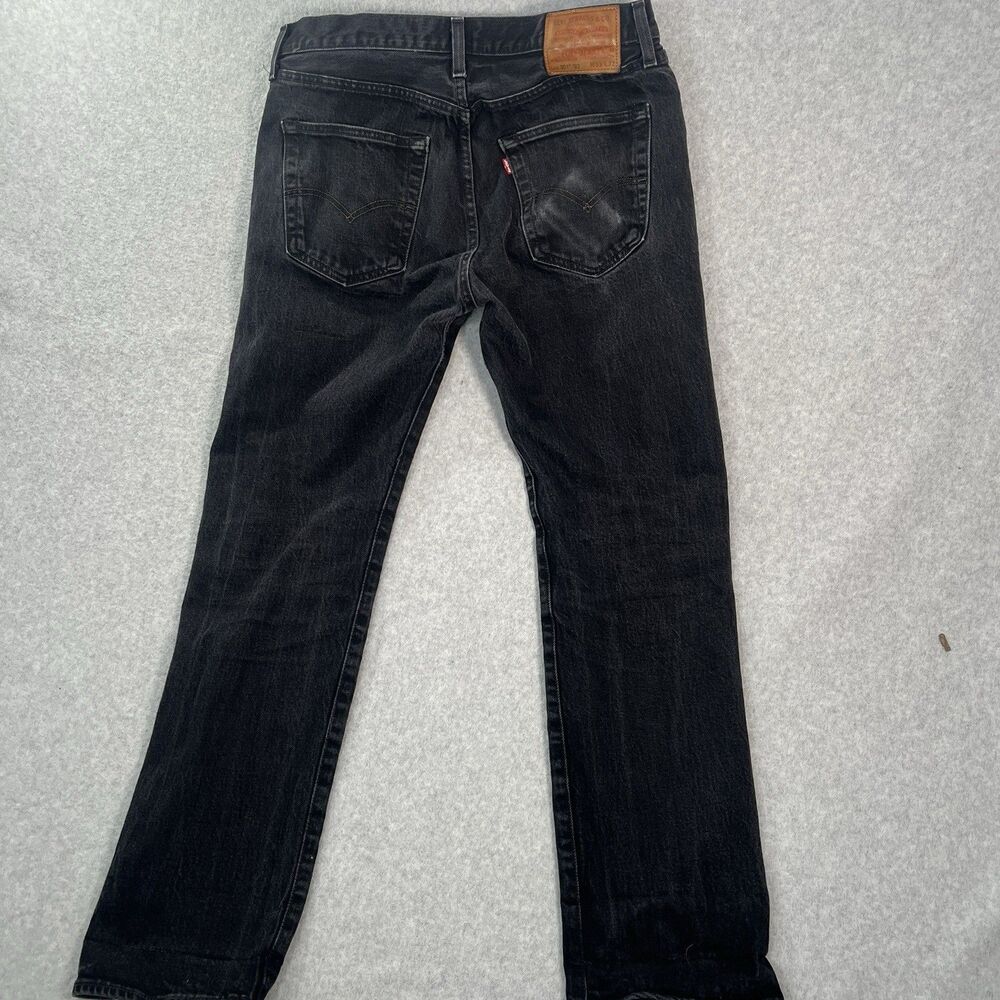 Levi’s 501 ‘93 Straight Fit Black Button Fly Jeans Mens Size 33x32 (32x30)